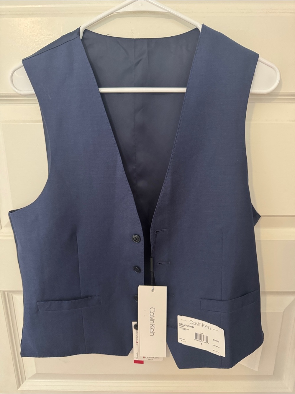 Calvin Klein Men's Navy Dress Vest